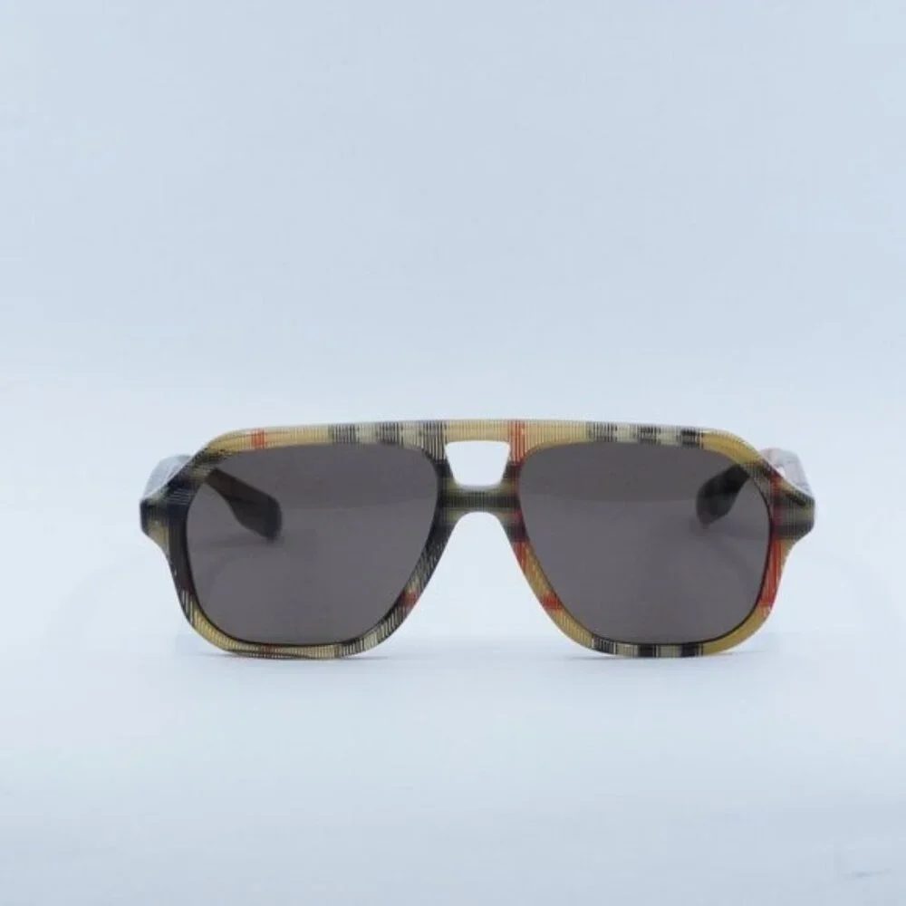 Burberry Kids JB4340 377873 Sunglasses Vintage Check Frame, Dark Brown Lenses